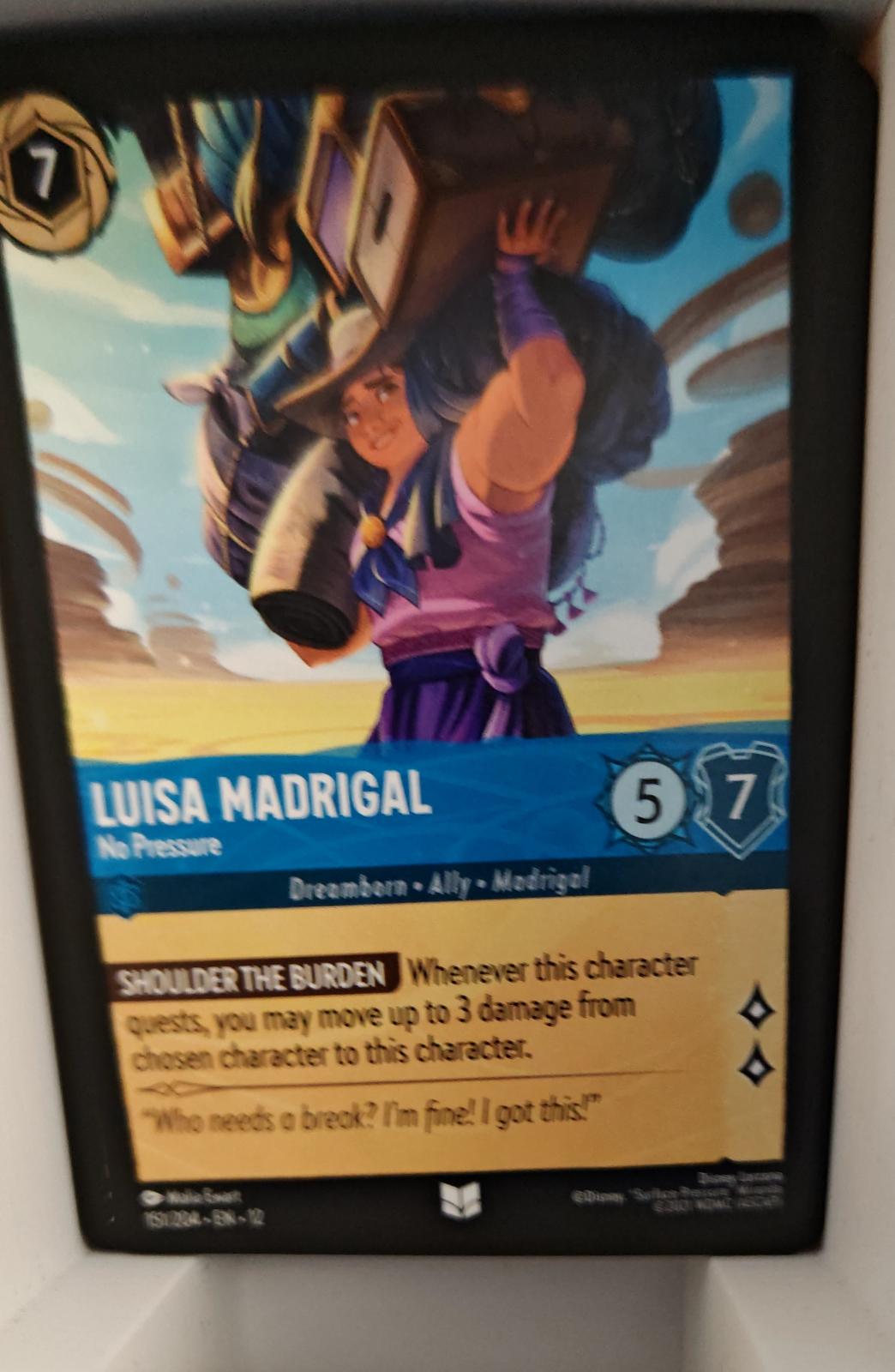 Luisa Madrigal - No Pressure - 151/204 - - WILDS UNKNOWN - Lorcana - | LAA03-57