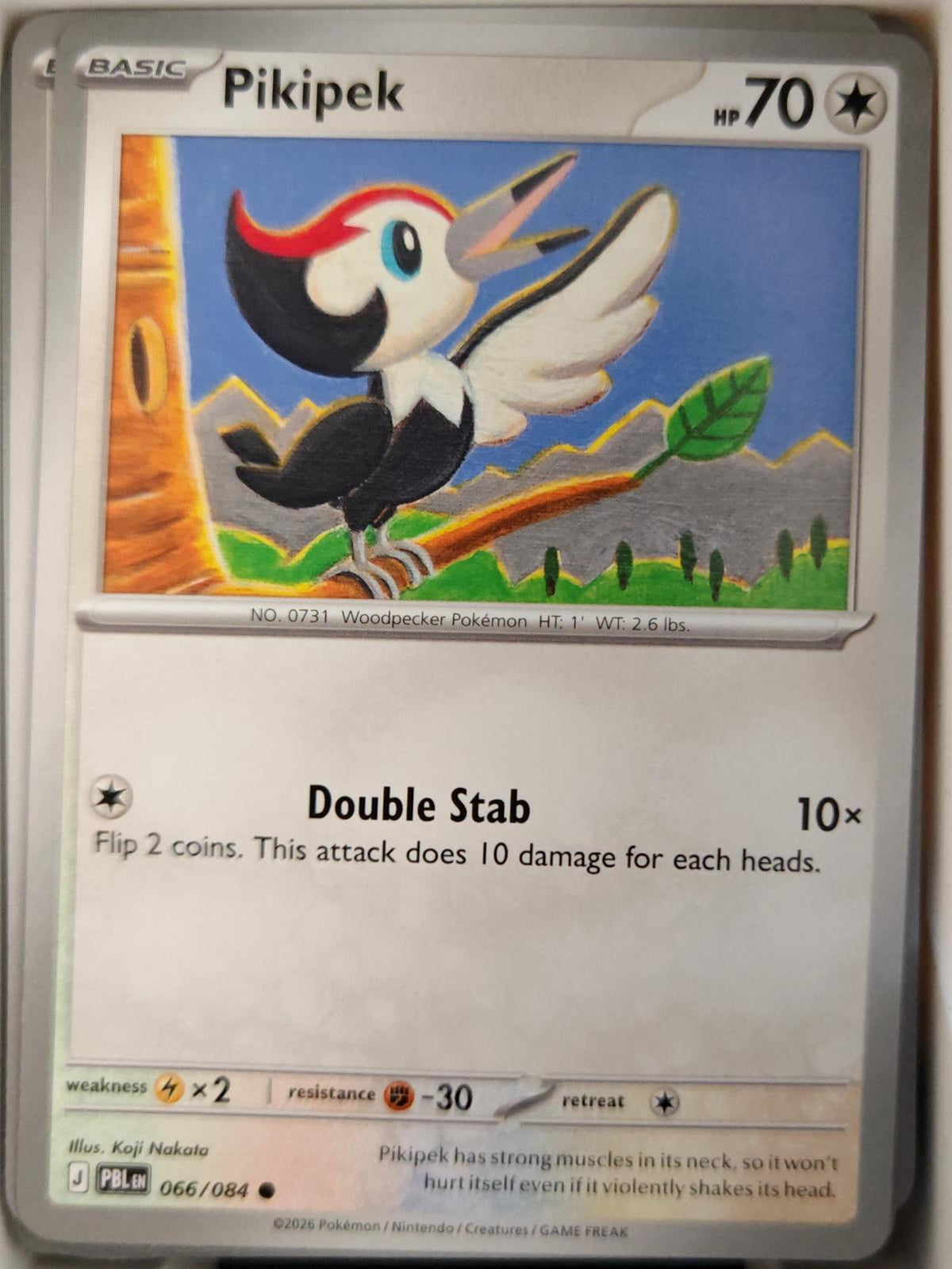 Pikipek - 066/084 - - PITCH BLACK - Pokemon - Common | AA25-70