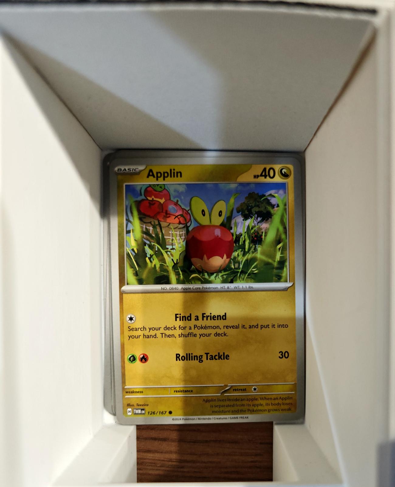 Applin - 126/167 - - TWILIGHT MASQUERADE - Pokemon - Common | AA76-7