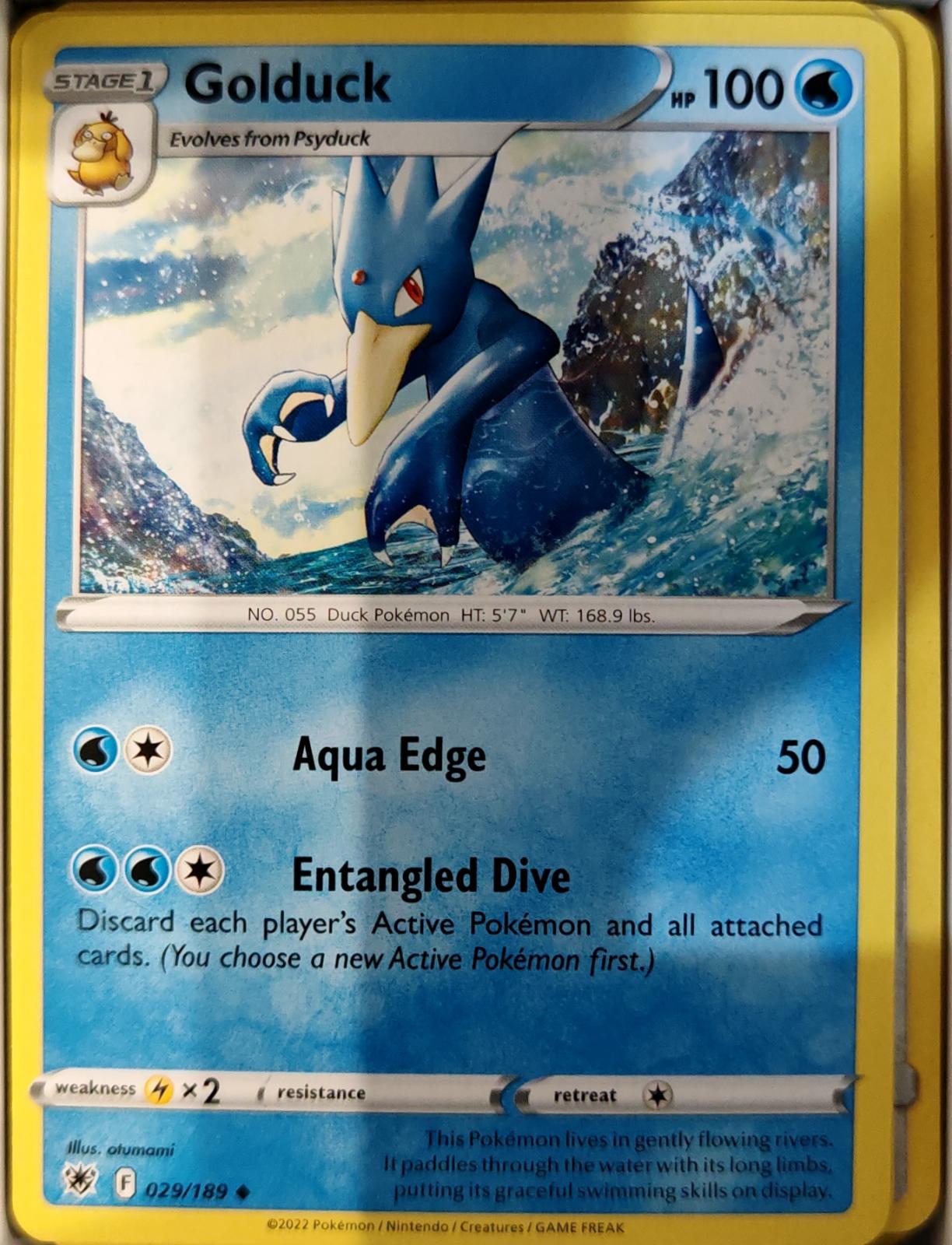 Golduck - 029/189 - - ASTRAL RADIANCE - Pokemon - Uncommon | AA73-21