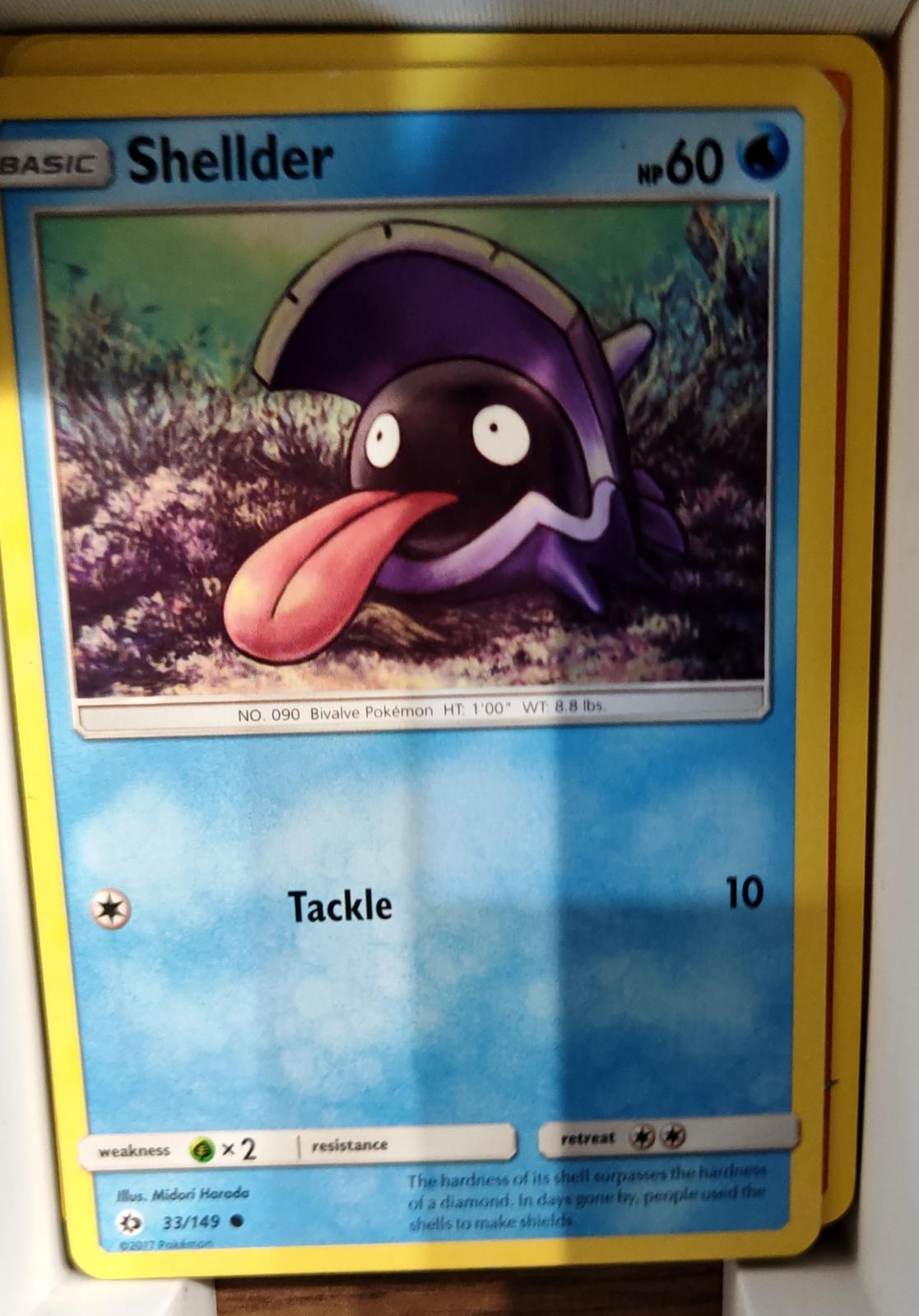 Shellder - 33/149 - - SM BASE SET - Pokemon - Common | AA67-35