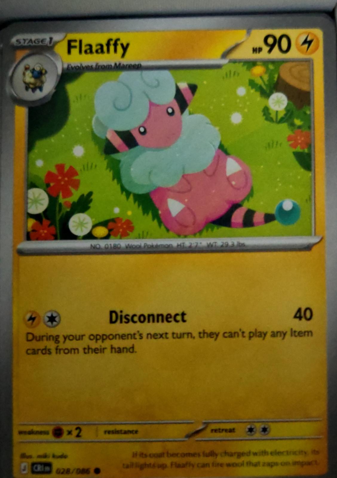 Flaaffy - 028/086 - - CHAOS RISING - Pokemon - Common | AA53-43