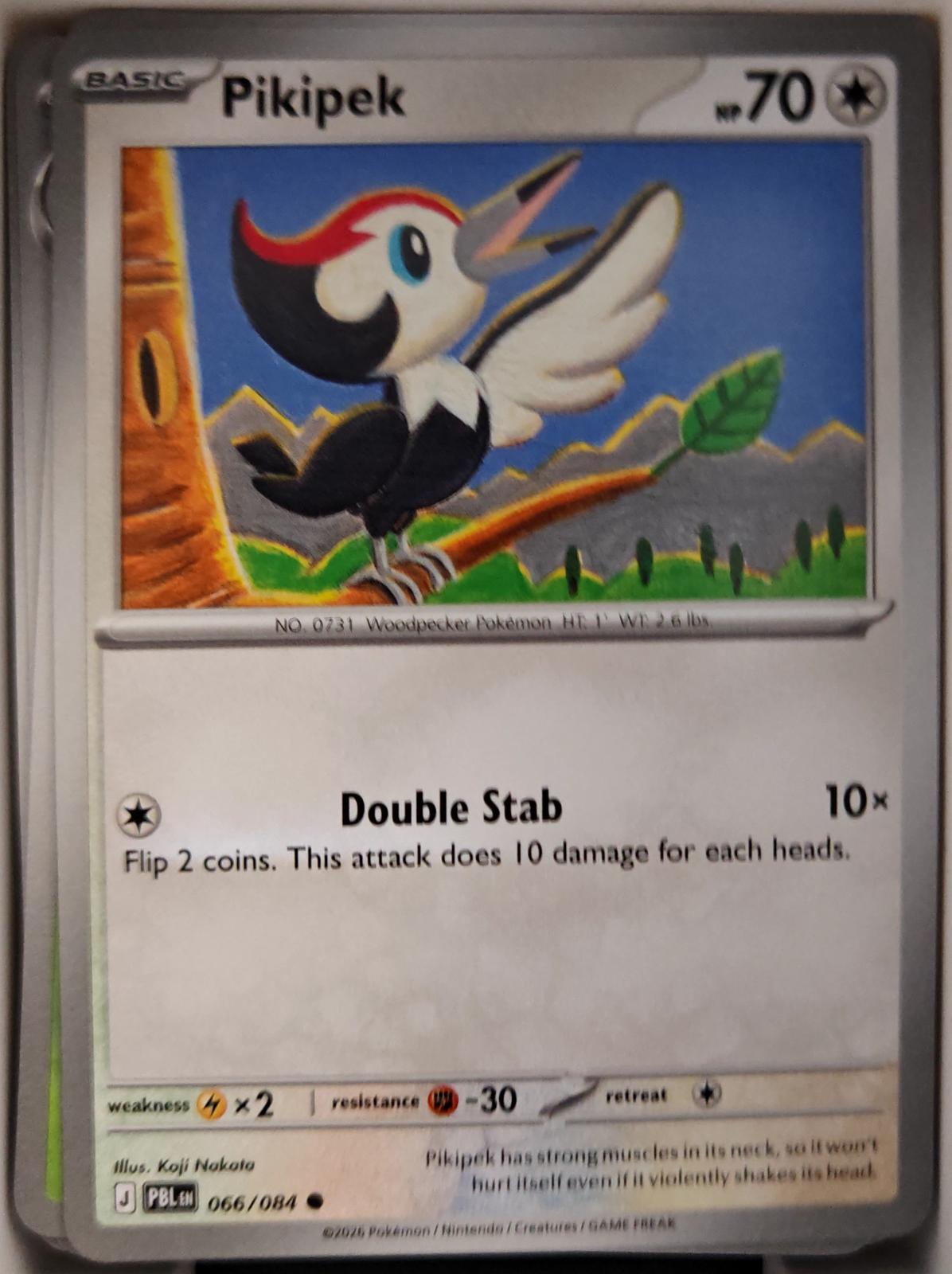 Pikipek - 066/084 - - PITCH BLACK - Pokemon - Common | AA17-48