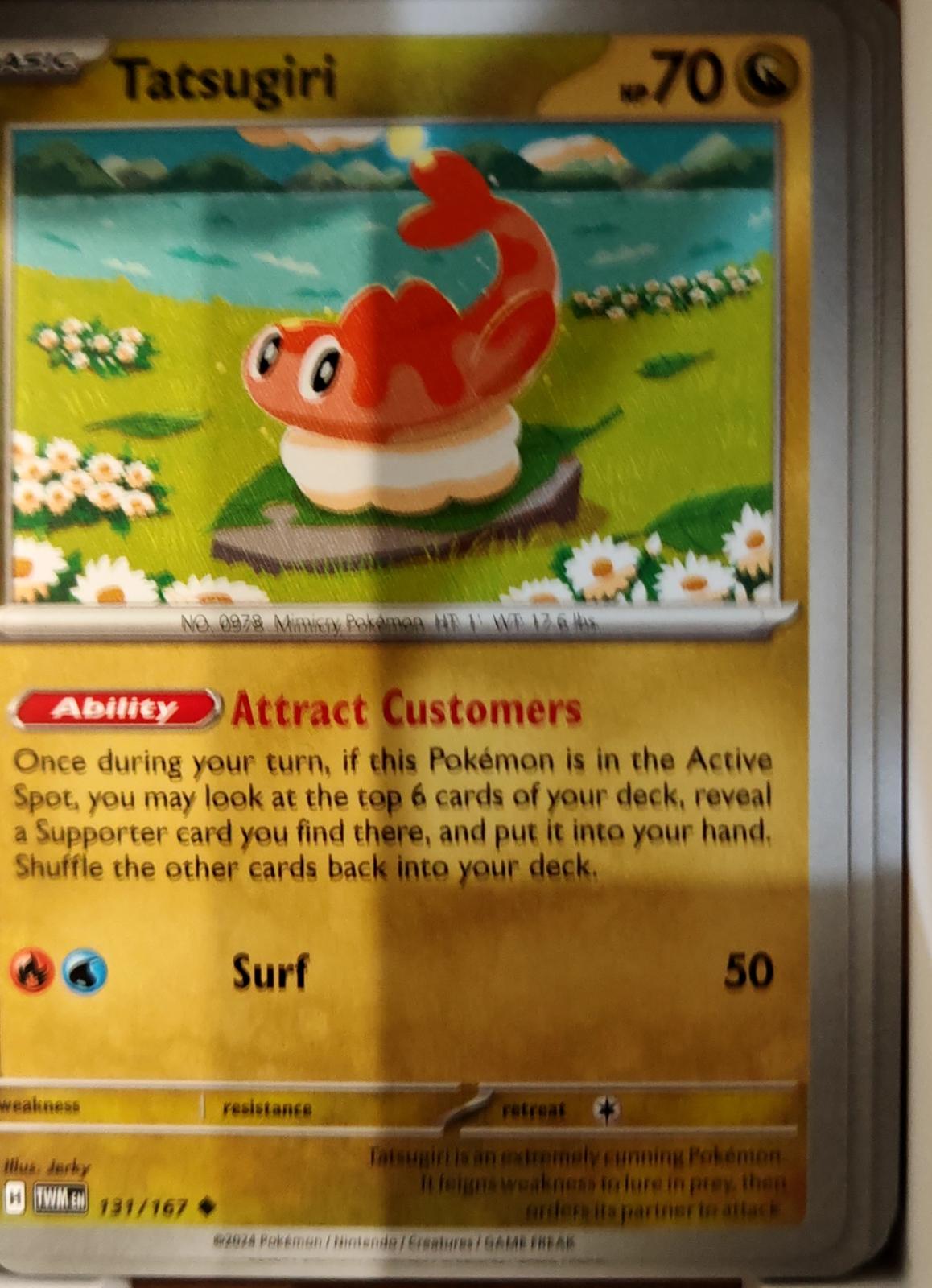 Tatsugiri - 131/167 - - TWILIGHT MASQUERADE - Pokemon - Uncommon | AA76-36
