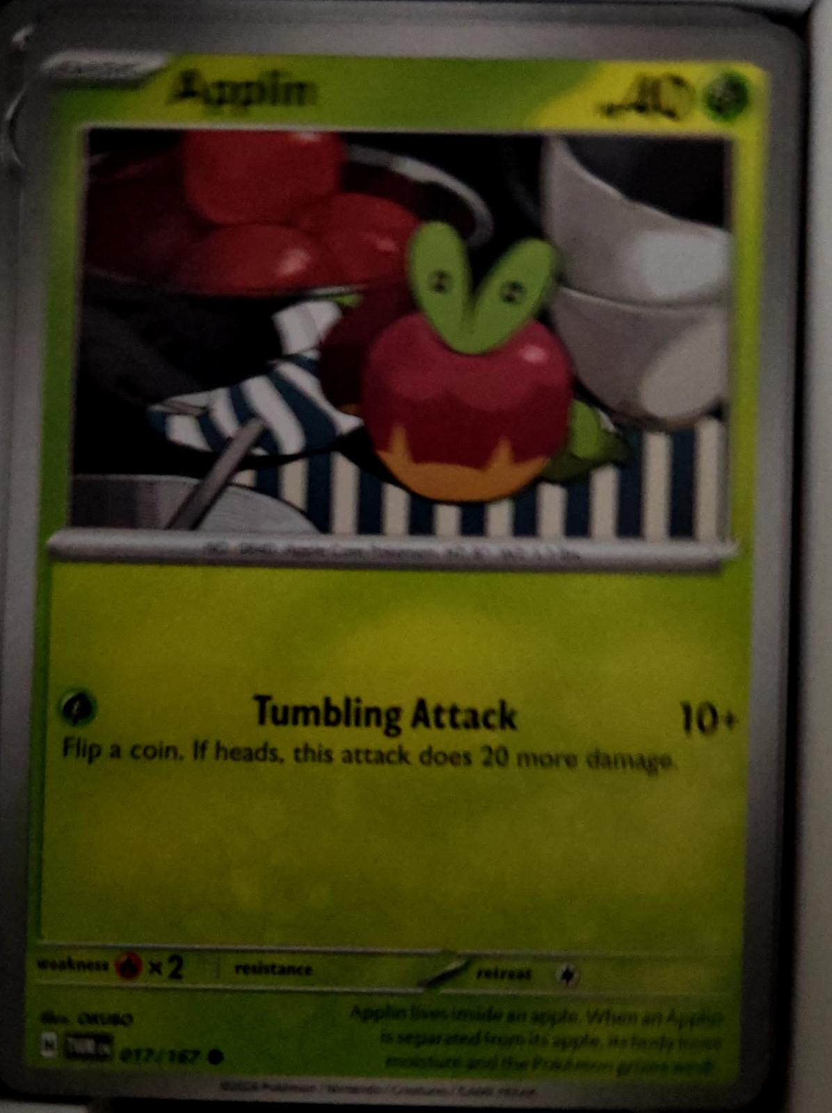 Applin - 017/167 - - TWILIGHT MASQUERADE - Pokemon - Common | AA50-49