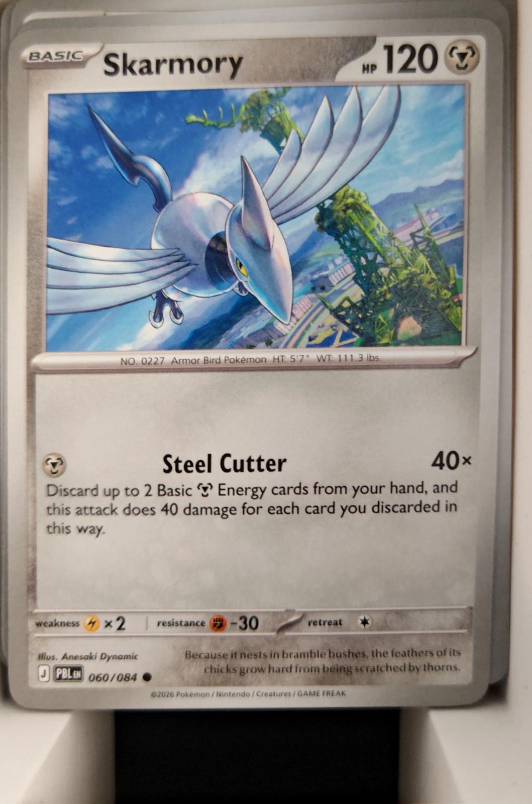 Skarmory - 060/084 - - PITCH BLACK - Pokemon - Common | AA28-82