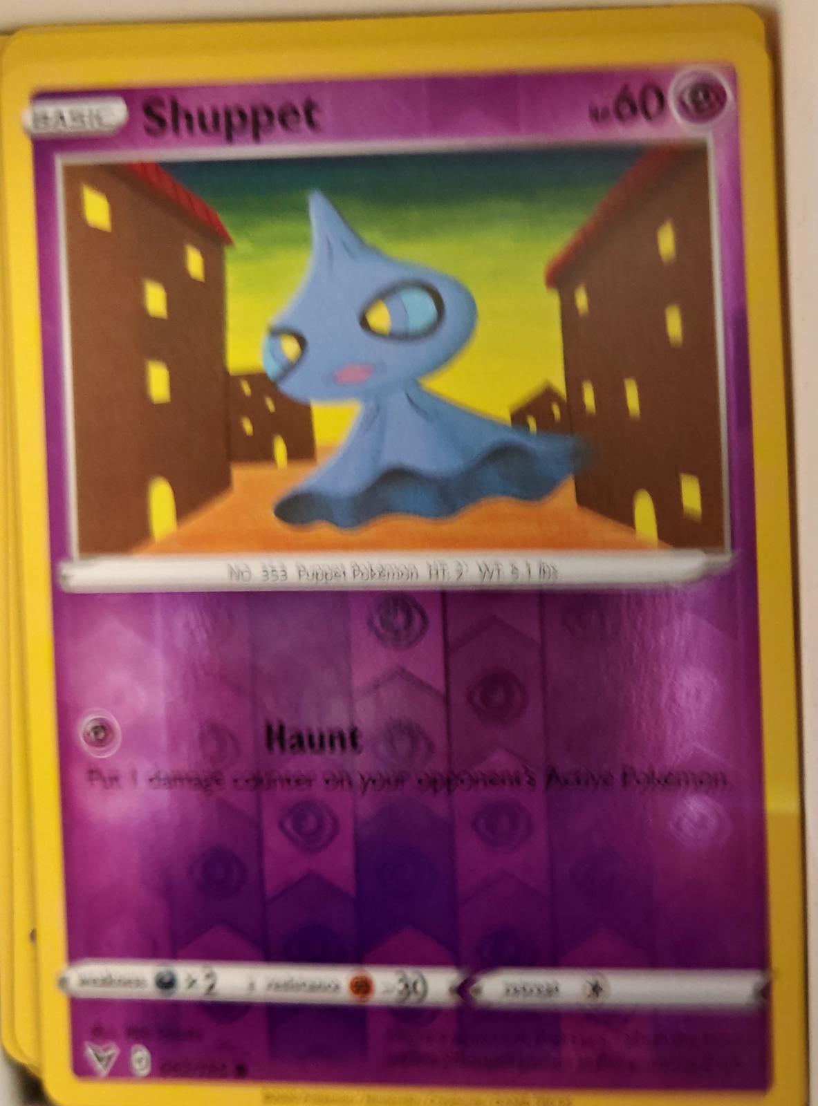 Shuppet - 067/185 - Reverse Holo - VIVID VOLTAGE - Pokemon - Common | AA22-63