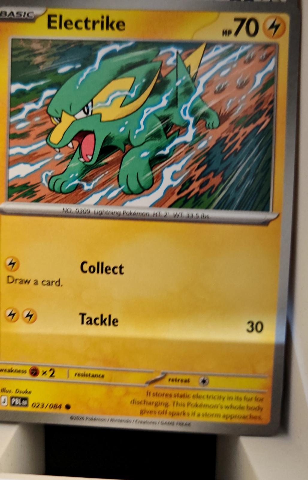 Electrike - 023/084 - - PITCH BLACK - Pokemon - Common | AA17-91