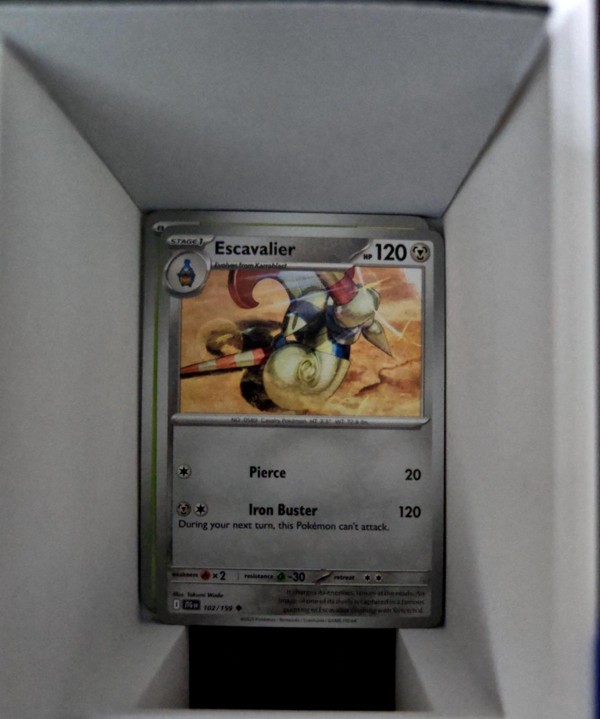 Escavalier - 102/159 - - JOURNEY TOGETHER - Pokemon - Uncommon | AA51-11