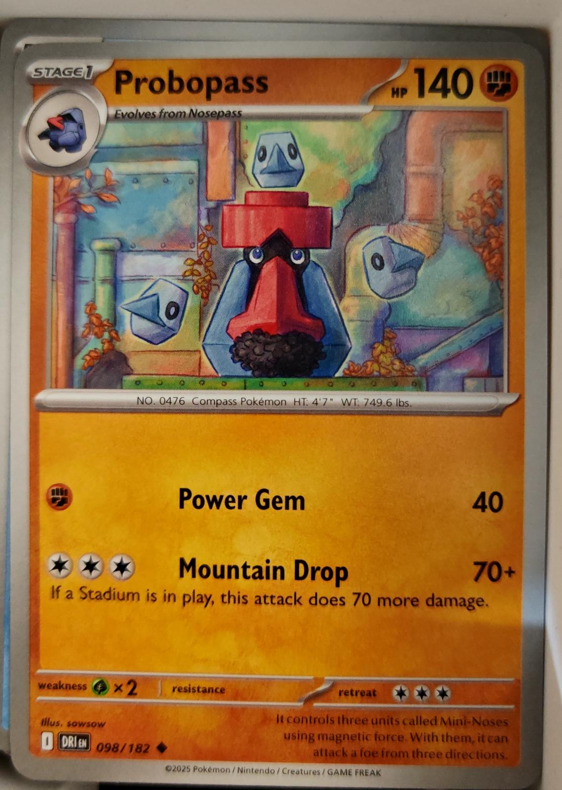 Probopass - 098/182 - - DESTINED RIVALS - Pokemon - Uncommon | AA10-74