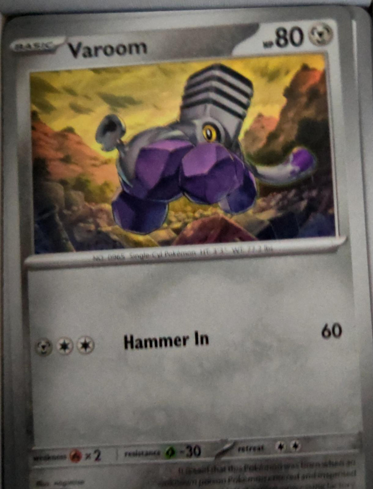 Varoom - 141/198 - - SCARLET & VIOLET - Pokemon - Common | AA48-107