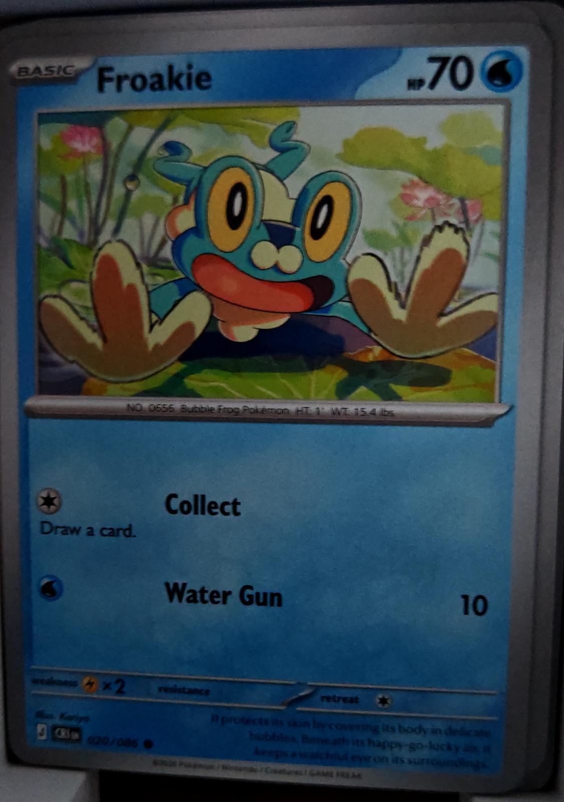 Froakie - 020/086 - - CHAOS RISING - Pokemon - Common | AA65-29