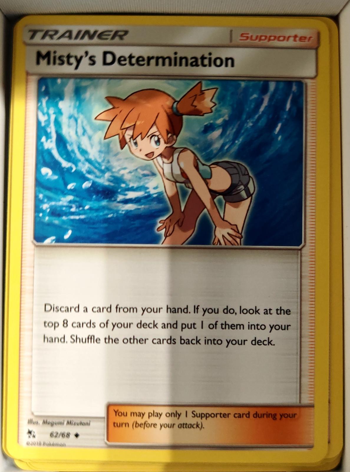 Misty's Determination - 62/68 - - HIDDEN FATES - Pokemon - Uncommon | AA70-20