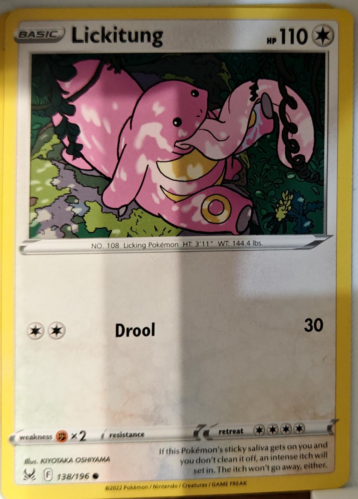Lickitung - 138/196 - - LOST ORIGIN - Pokemon - Common | AA66-2