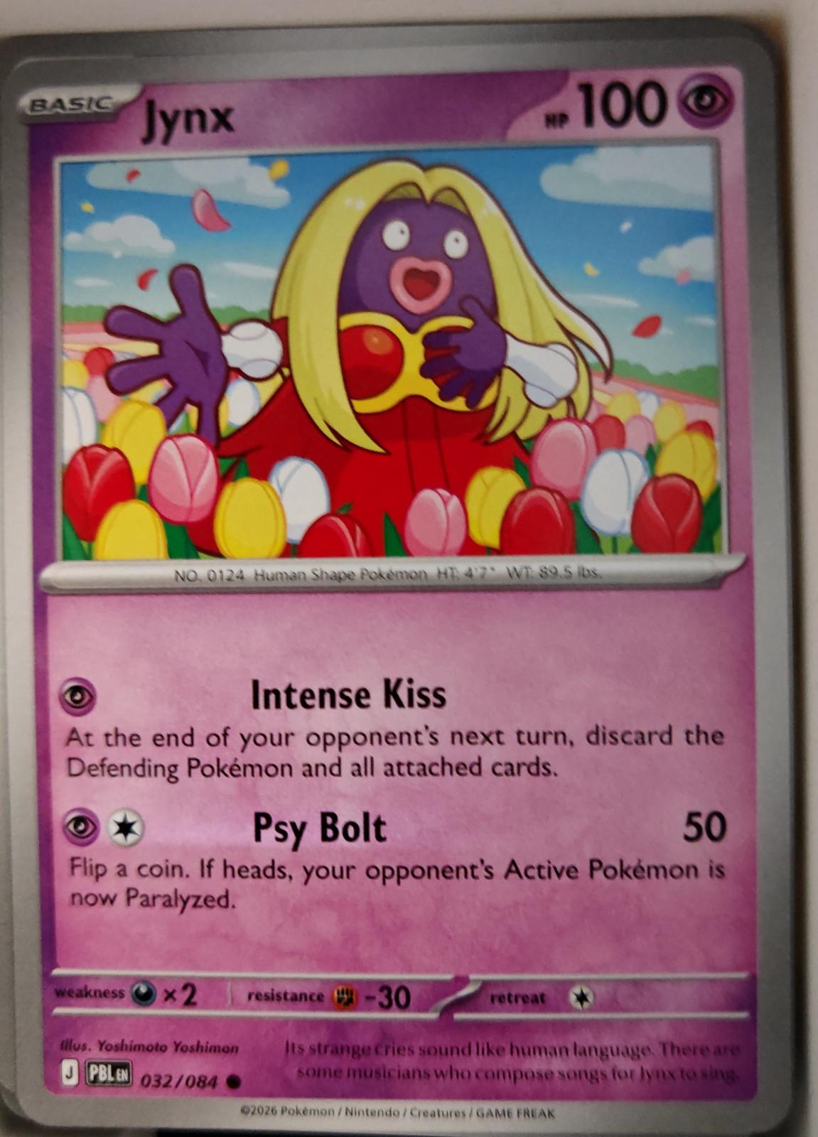 Jynx - 032/084 - - PITCH BLACK - Pokemon - Common | AA17-69