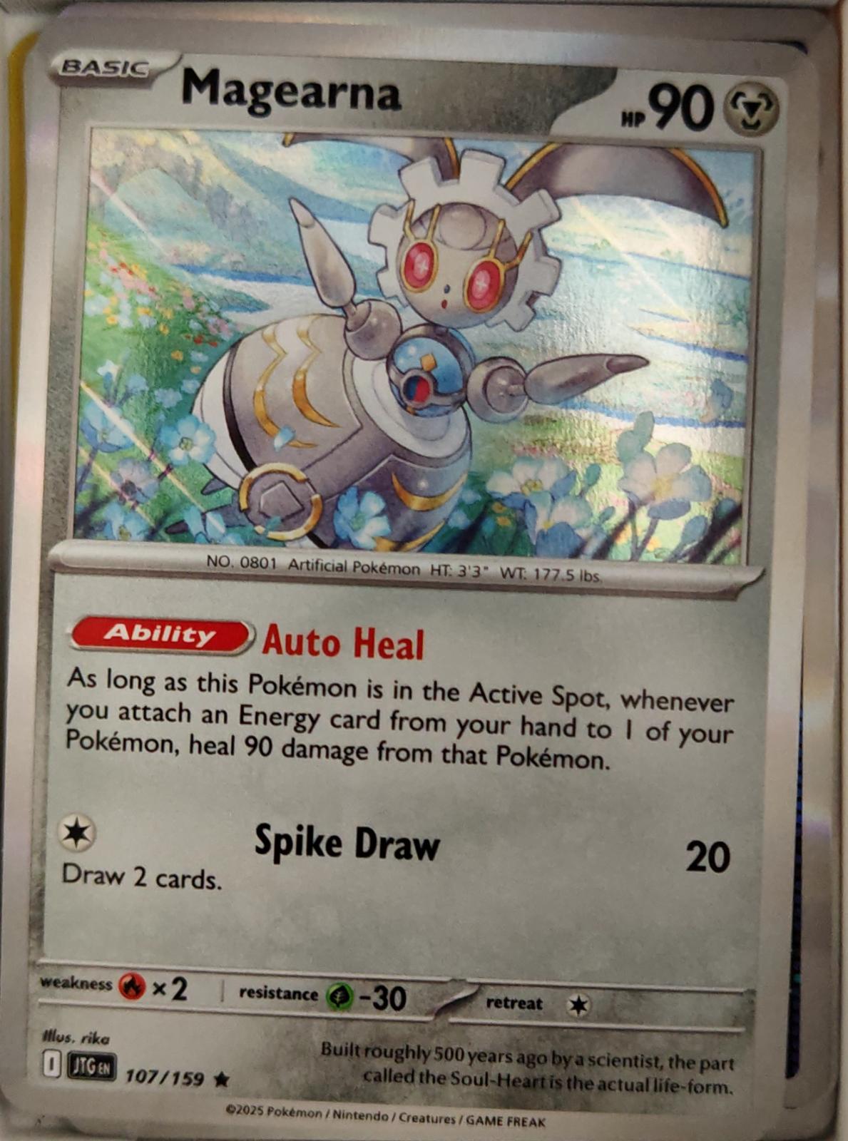 Magearna - 107/159 - Holo - JOURNEY TOGETHER - Pokemon - Rare | AA38-11