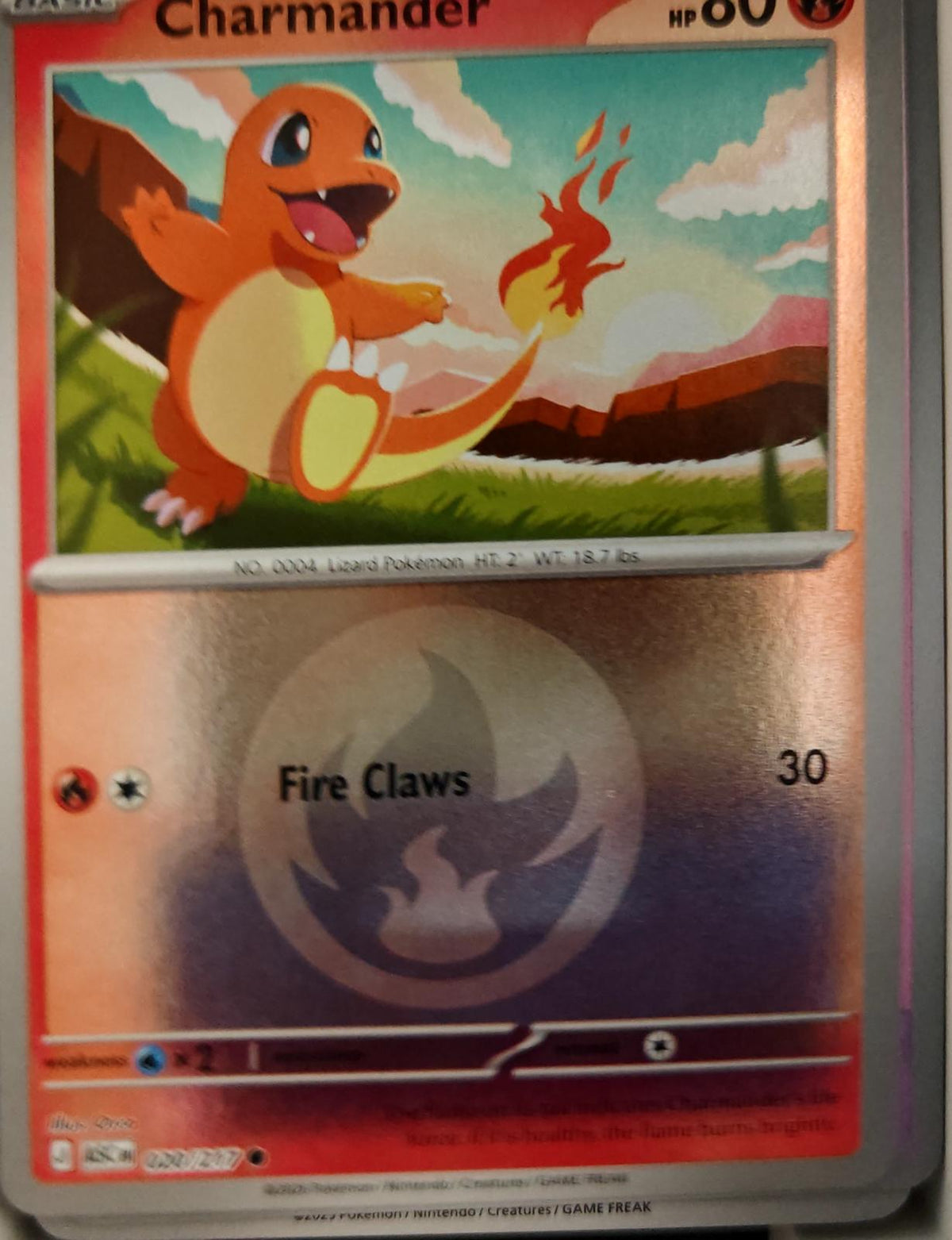 Charmander (Energy Symbol Pattern) - 020/217 - Reverse Holo - ASCENDED HEROES - Pokemon - | AA19-59