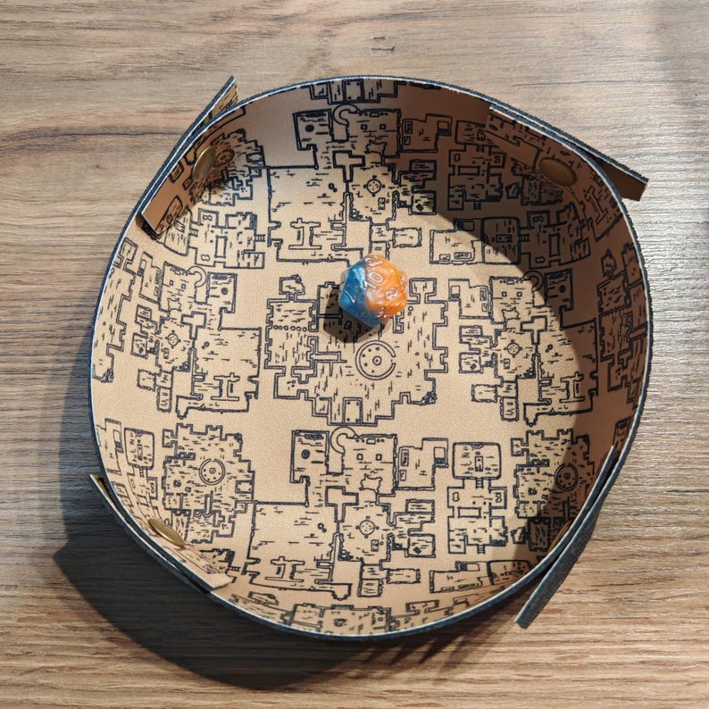 Dungeon Map Folding Neoprene Dice Tray product photograph