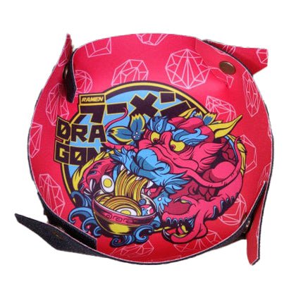 Dice Tray - Ramen Dragon Pattern Board Game Tabletop Gaming Gifts Accessories, RPG D&D Dice