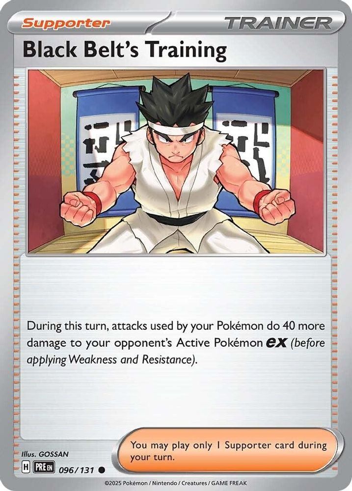 Black Belt's Training - 096/131 - - PRISMATIC EVOLUTIONS - Pokemon - | AA29-37