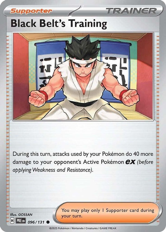 Black Belt's Training - 096/131 - - PRISMATIC EVOLUTIONS - Pokemon - | AA29-37
