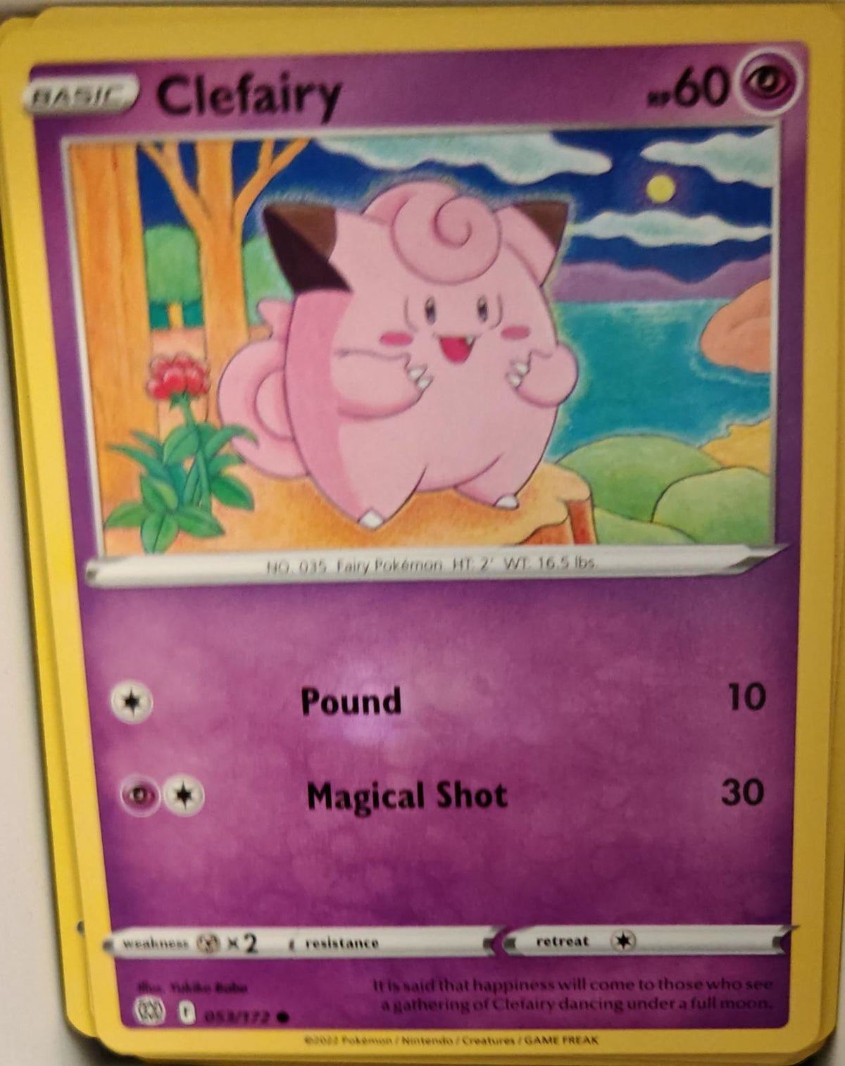 Clefairy - 053/172 - - BRILLIANT STARS - Pokemon - Common | AA21-43
