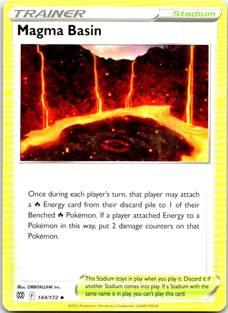 Magma Basin - 144/172 - - BRILLIANT STARS - Pokemon - Uncommon | AB15-15