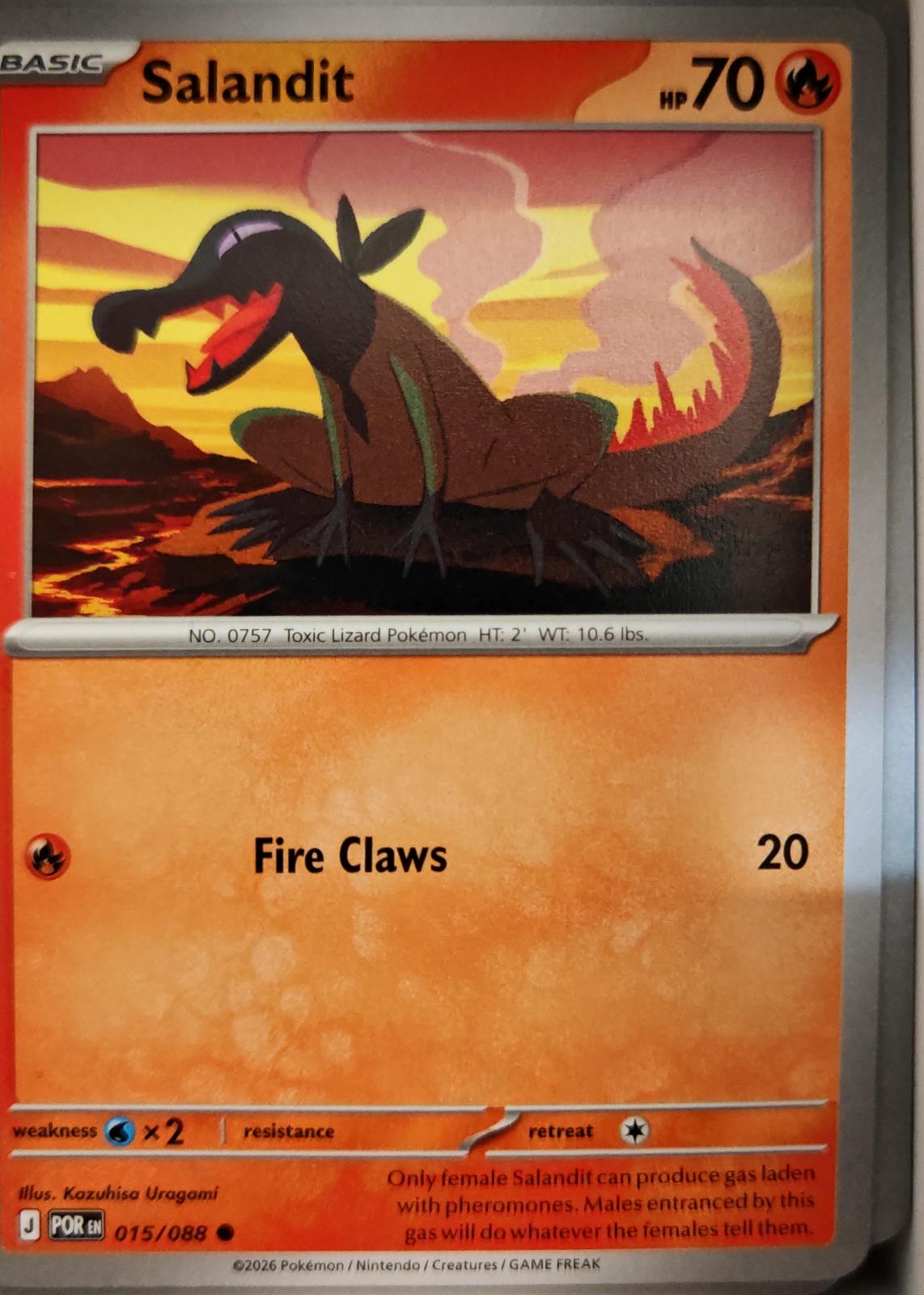 Salandit - 015/088 - - PERFECT ORDER - Pokemon - Common | AA09-67