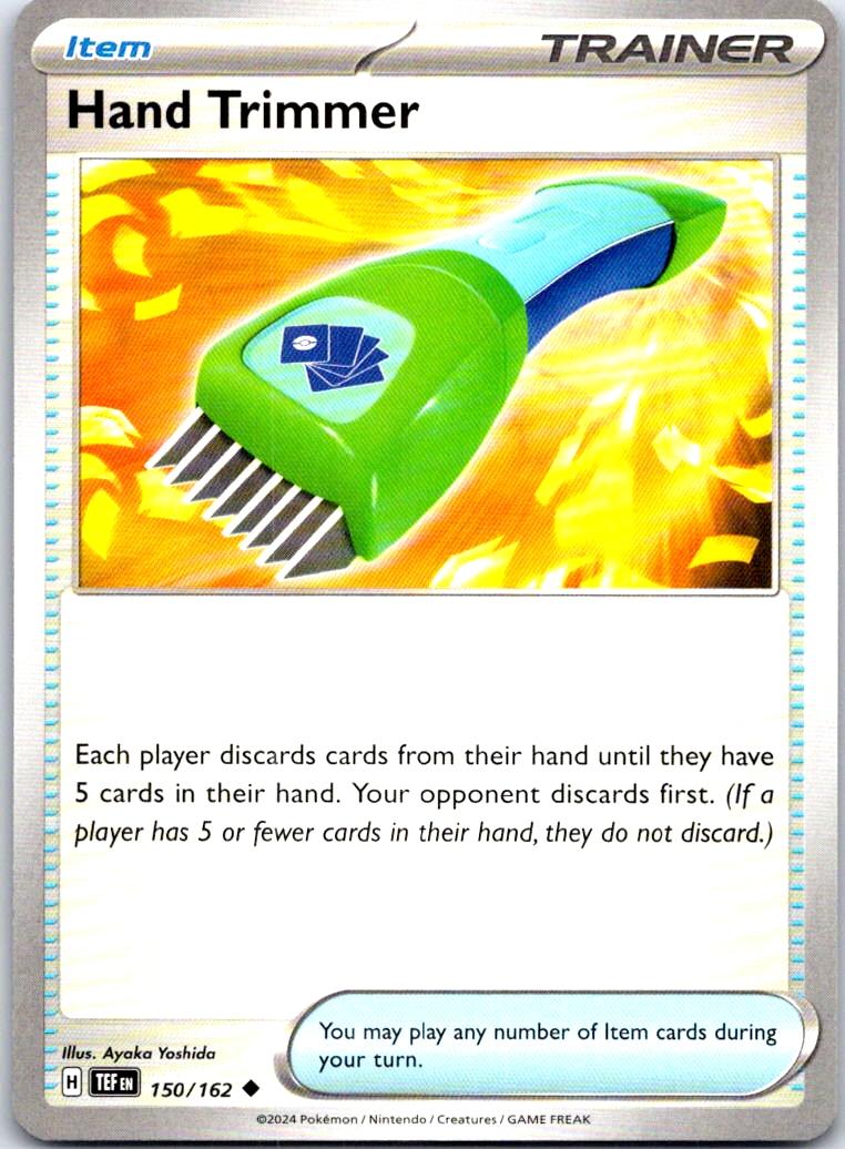 Hand Trimmer - 150/162 - - TEMPORAL FORCES - Pokemon - Uncommon | AB25-16