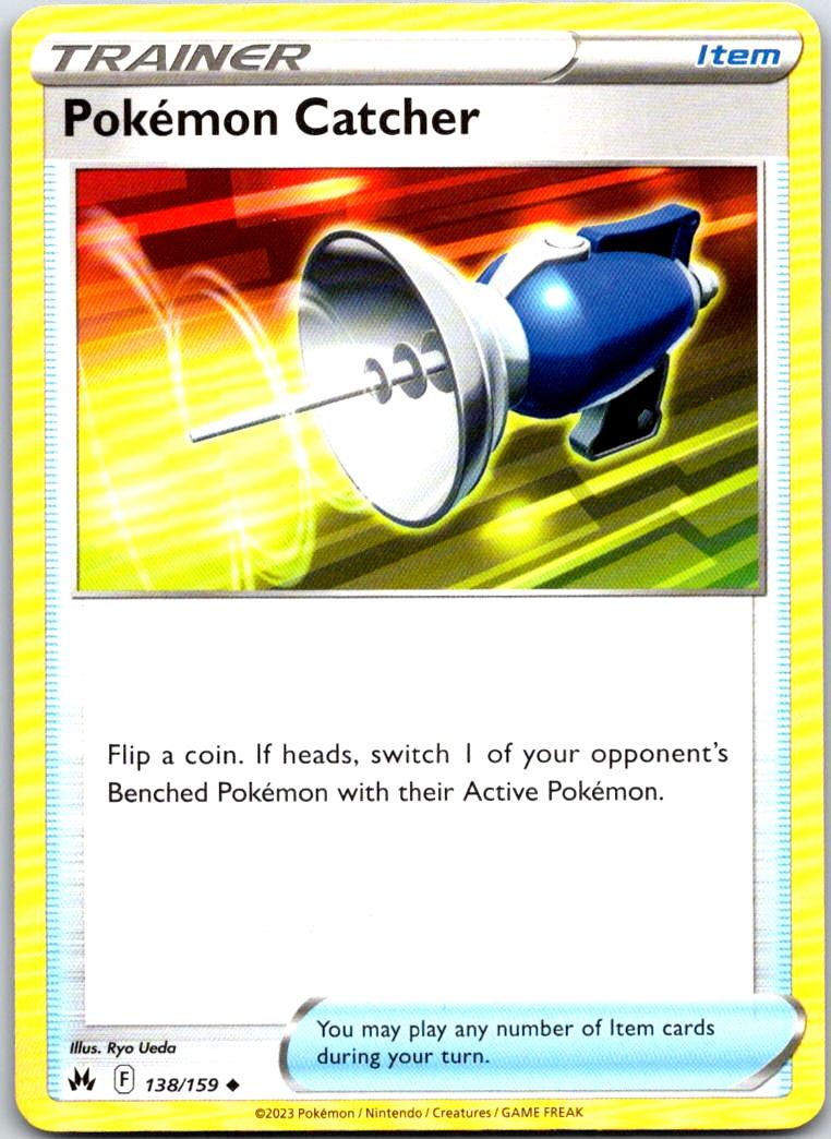 Pokemon Catcher - 138/159 - - CROWN ZENITH - Pokemon - Uncommon | AB13-8