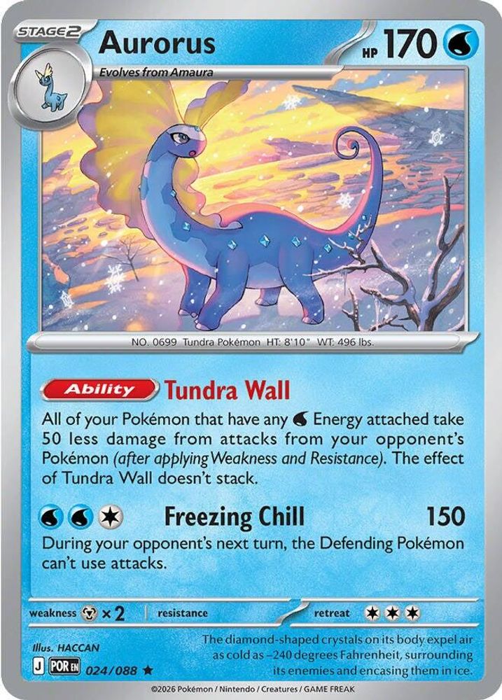Aurorus - 024/088 - Holo - PERFECT ORDER - Pokemon - Rare | AA13-63