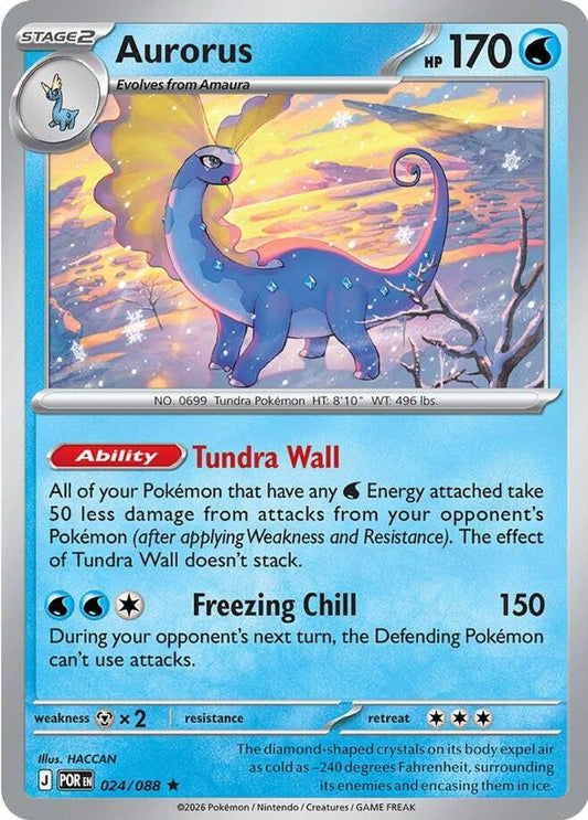 Aurorus - 024/088 - Holo - PERFECT ORDER - Pokemon - Rare | AA13-63