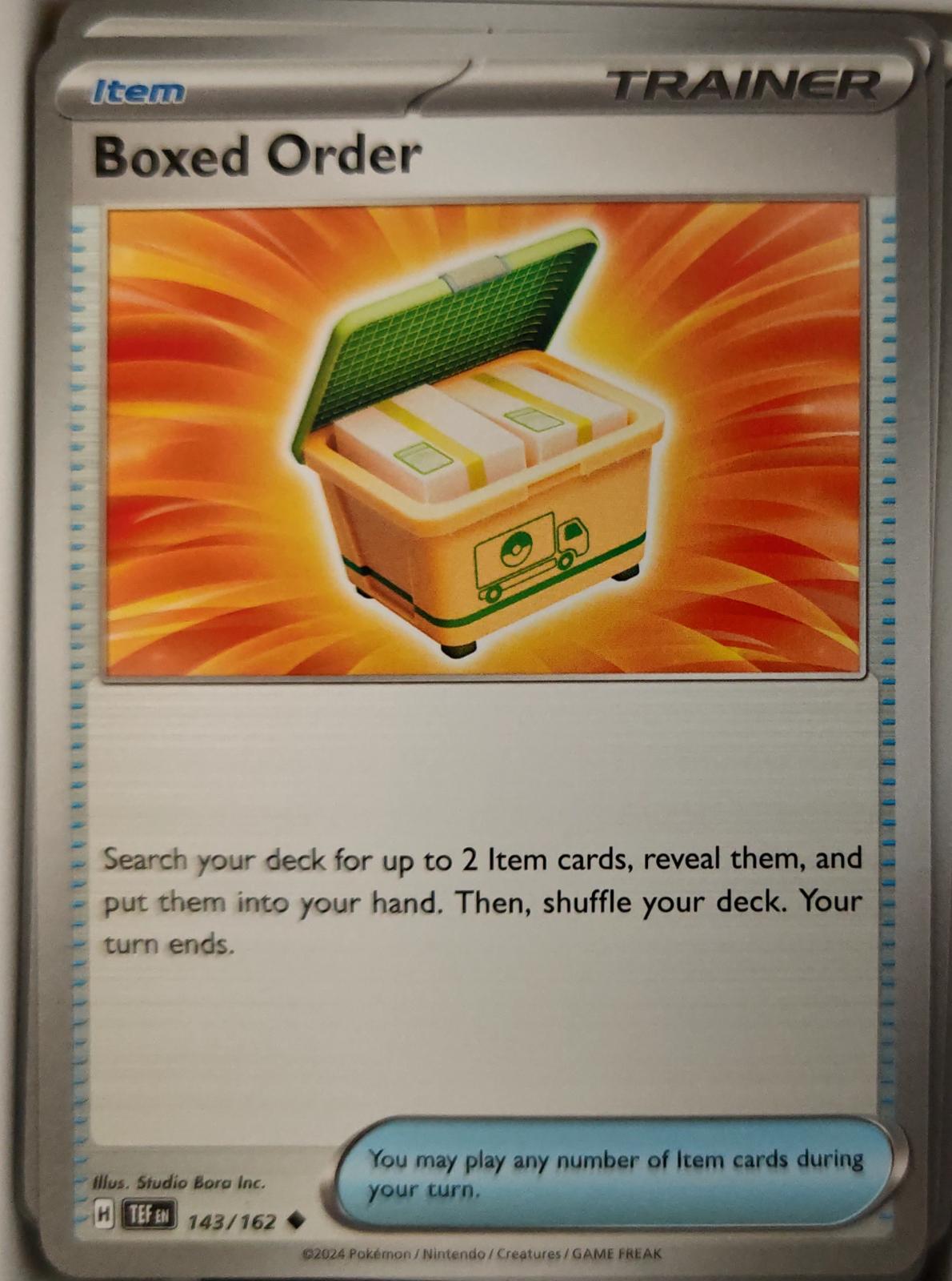 Boxed Order - 143/162 - - TEMPORAL FORCES - Pokemon - Uncommon | AA23-39