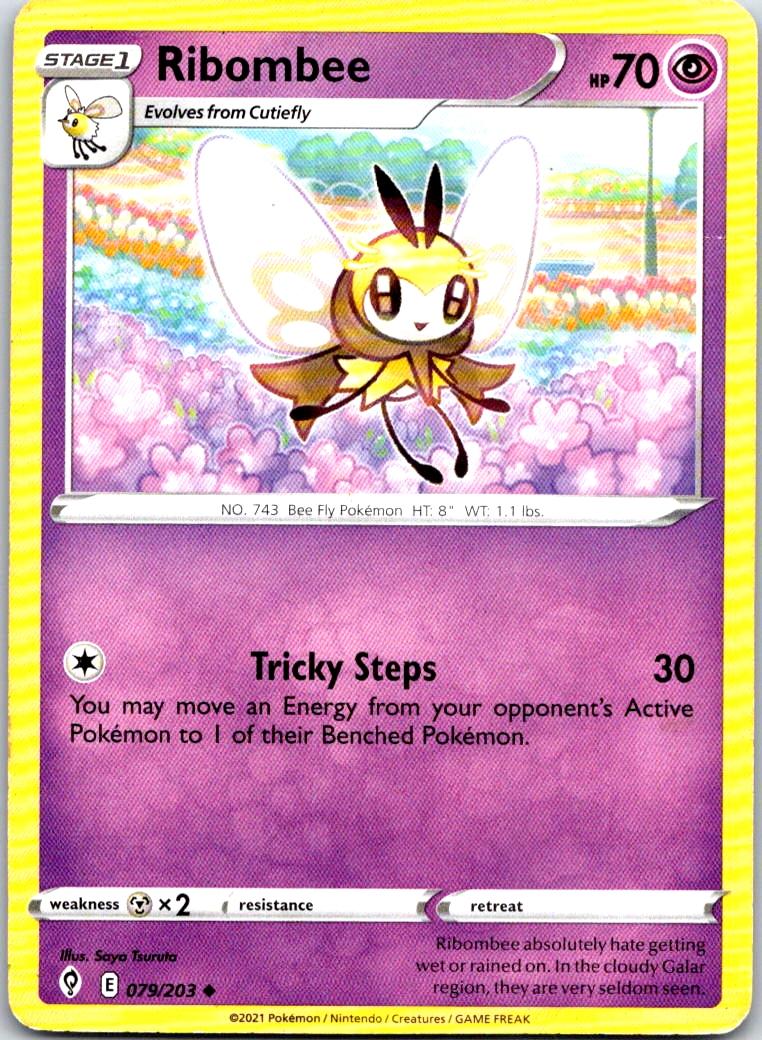 Ribombee - 079/203 - - EVOLVING SKIES - Pokemon - Uncommon | AB10-11
