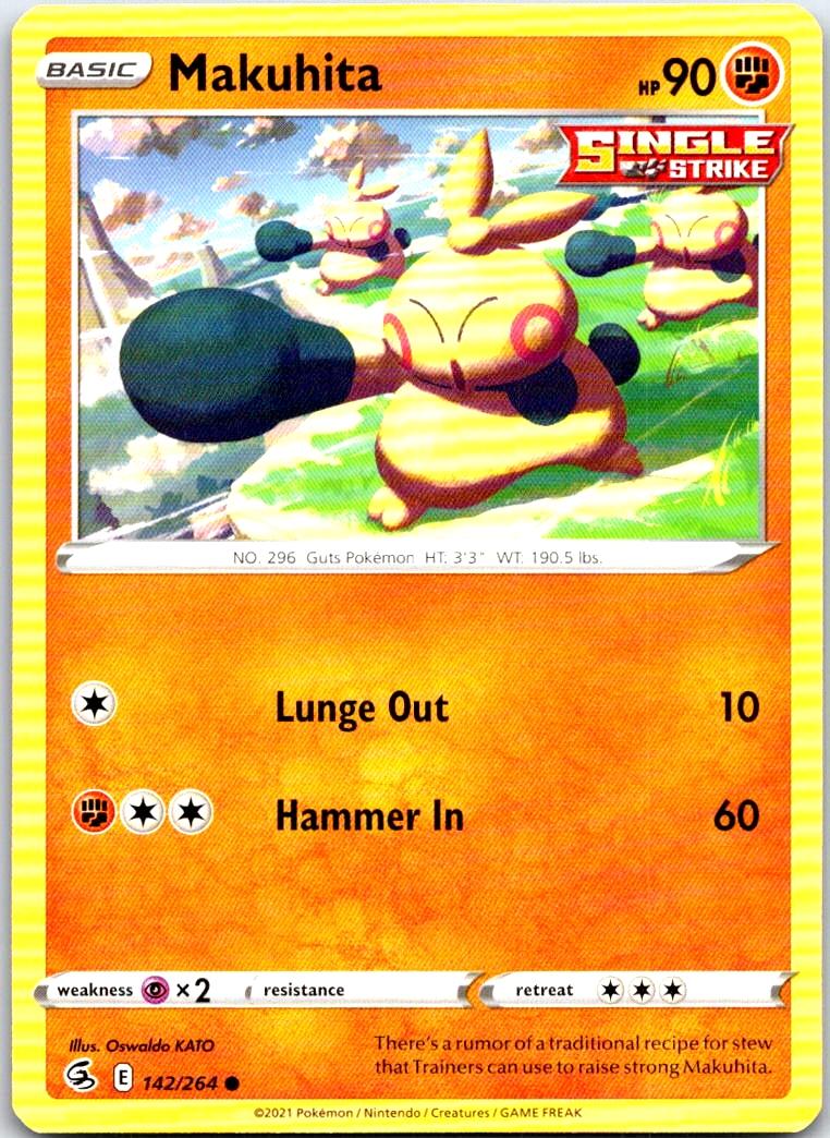 Makuhita - 142/264 - - FUSION STRIKE - Pokemon - Common | AB39-39