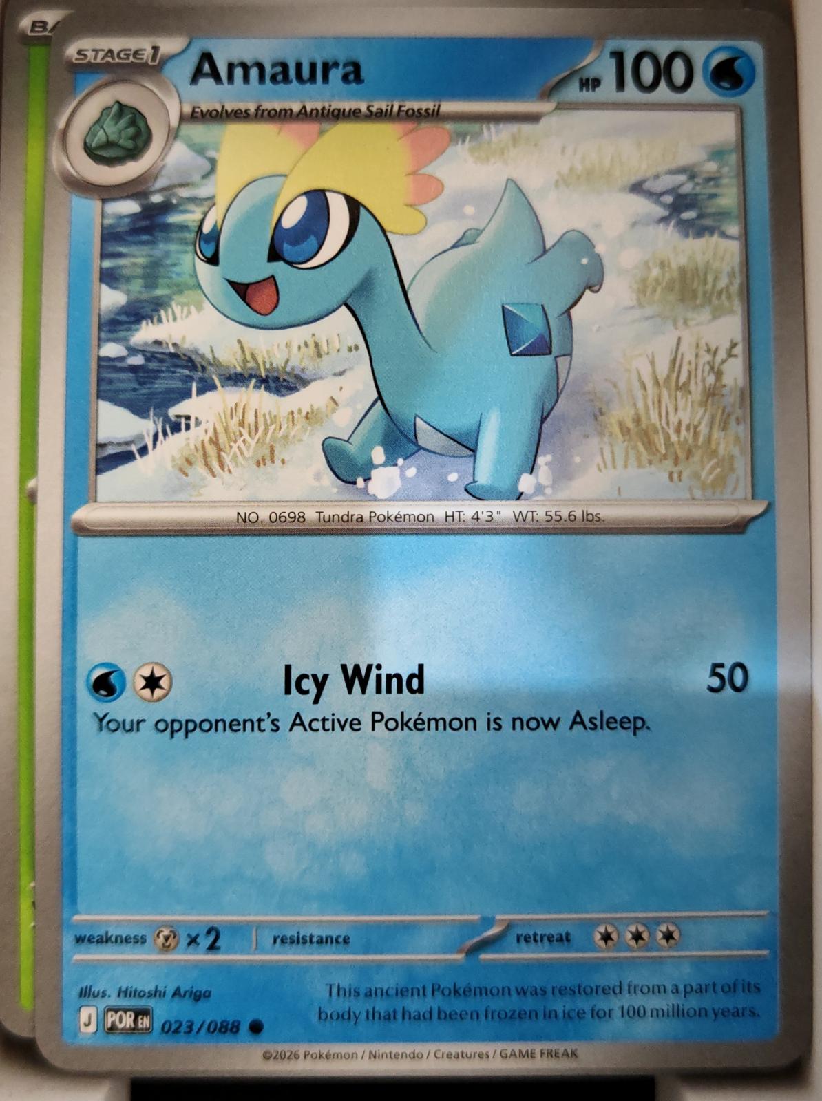 Amaura - 023/088 - - PERFECT ORDER - Pokemon - Common | AA05-38