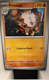 Primeape - 043/084 - - PITCH BLACK - Pokemon - Common | AA17-73