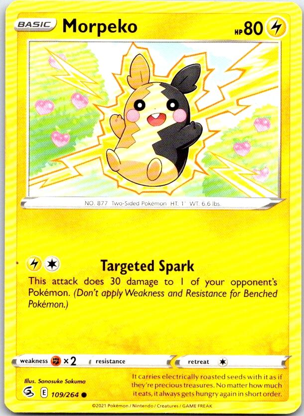 Morpeko - 109/264 - - FUSION STRIKE - Pokemon - Common | AC17-31