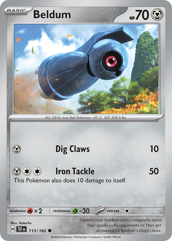 Beldum - 113/162 - - TEMPORAL FORCES - Pokemon - Common | AA22-83