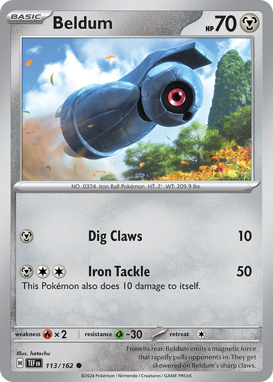 Beldum - 113/162 - - TEMPORAL FORCES - Pokemon - Common | AA22-83