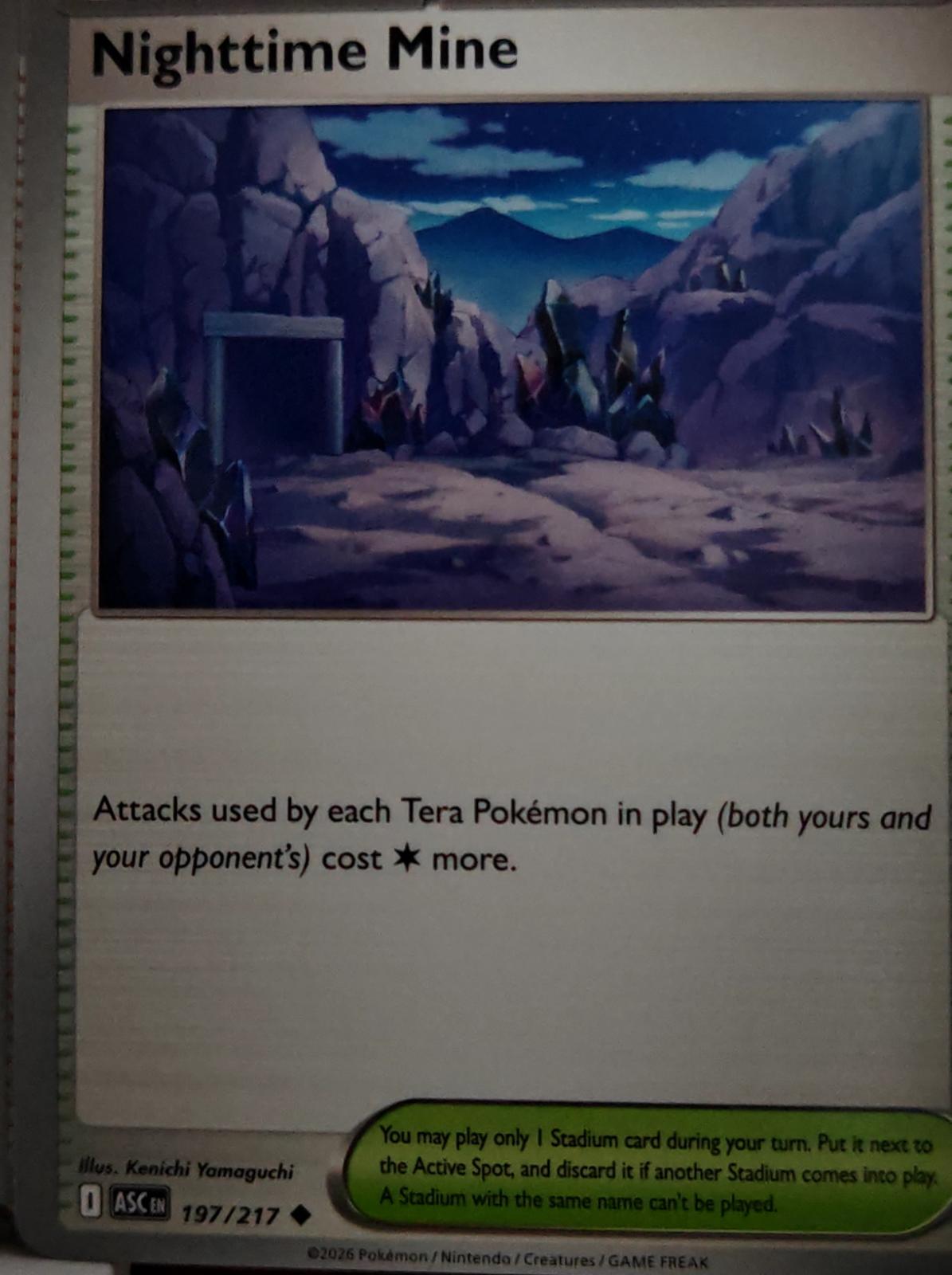 Nighttime Mine - 197/217 - - ASCENDED HEROES - Pokemon - Uncommon | AA40-69