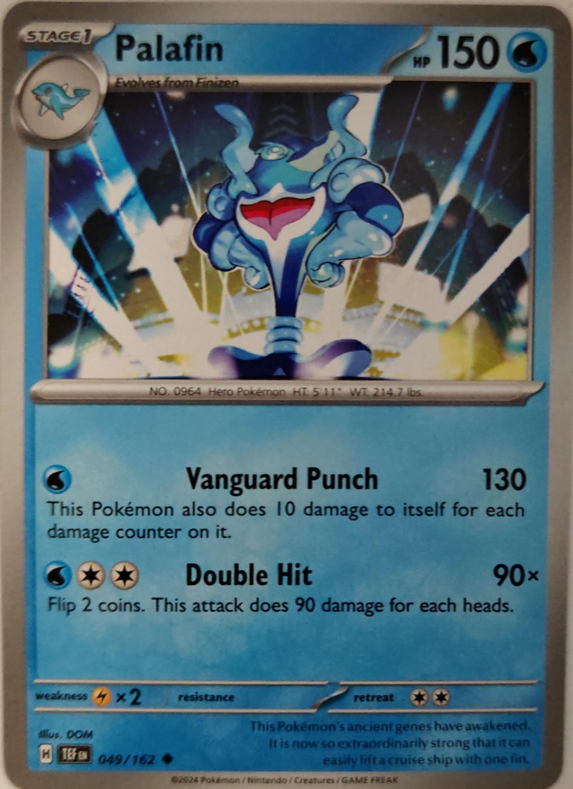 Palafin - 049/162 - - TEMPORAL FORCES - Pokemon - Uncommon | AA24-1