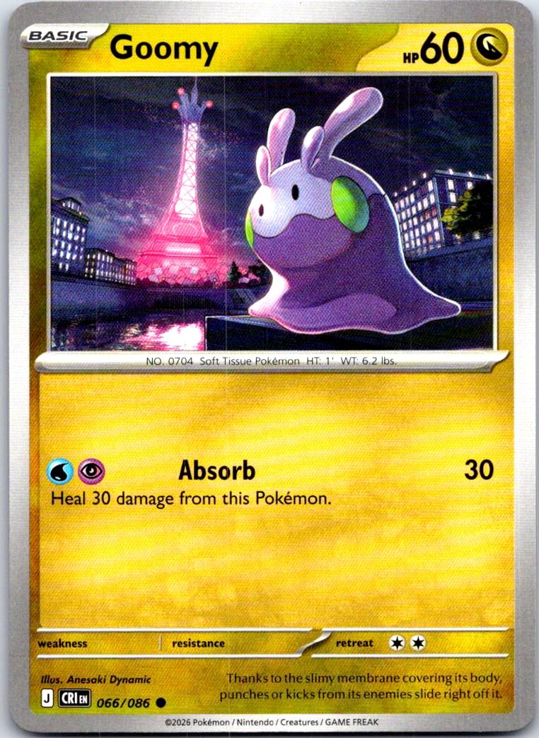 Goomy - 066/086 - - CHAOS RISING - Pokemon - Common | AA111-31