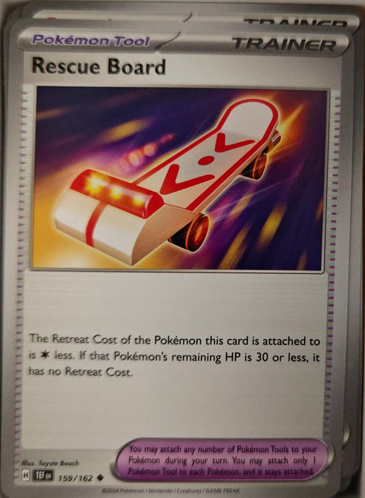 Rescue Board - 159/162 - - TEMPORAL FORCES - Pokemon - | AA23-38