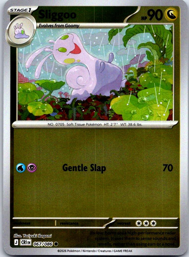 Sliggoo - 067/086 - Reverse Holo - CHAOS RISING - Pokemon - Common | AA128-14