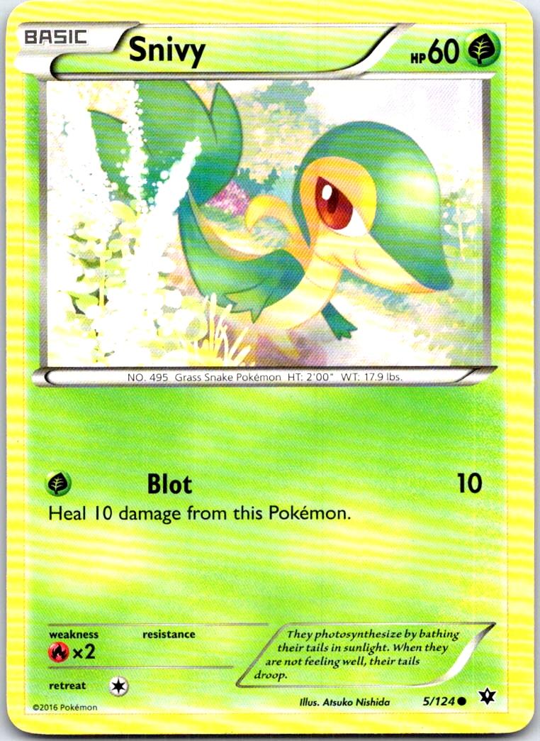 Snivy - 5/124 - - FATES COLLIDE - Pokemon - Common | AB61-46