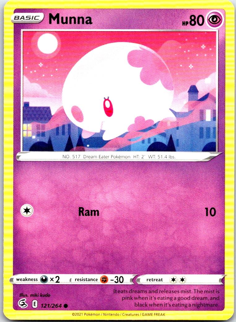 Munna - 121/264 - - FUSION STRIKE - Pokemon - Common | AB40-27