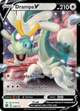 Drampa V - 128/172 - Holo - BRILLIANT STARS - Pokemon - V Rare | AA33-9