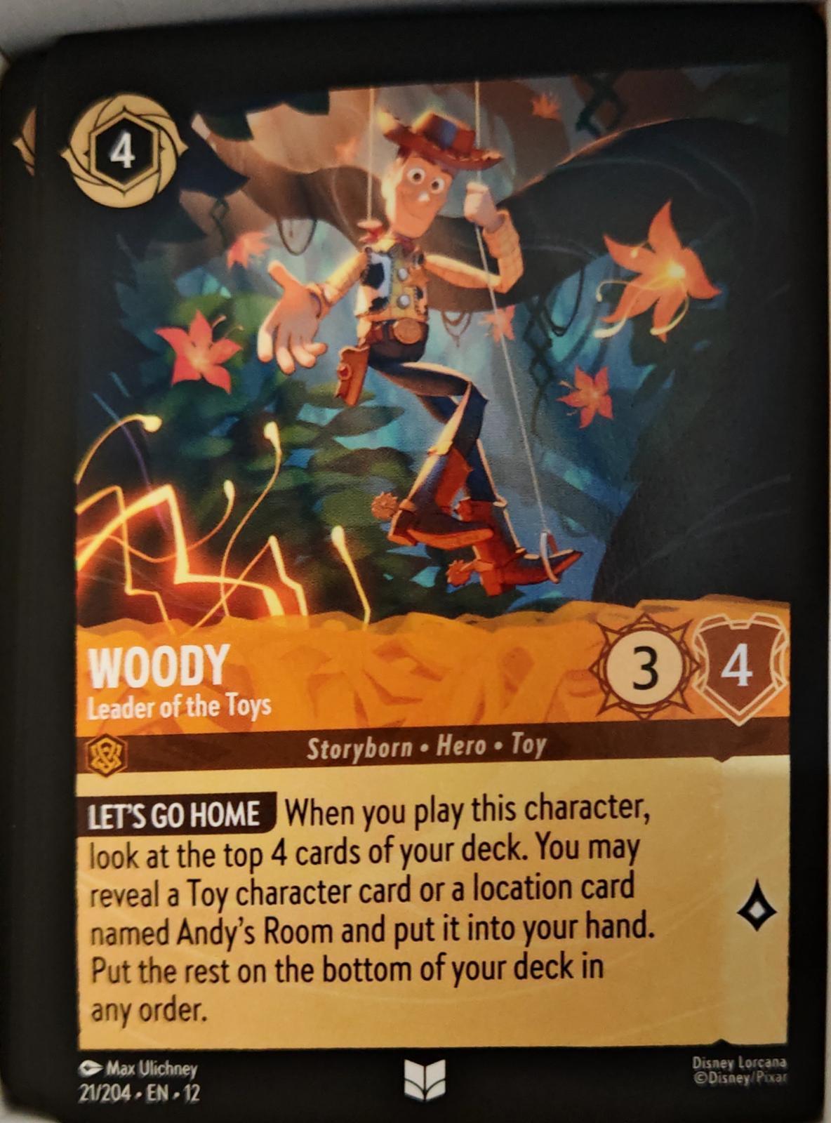 Woody - Leader of the Toys - 21/204 - - WILDS UNKNOWN - Lorcana - | LAA01-62