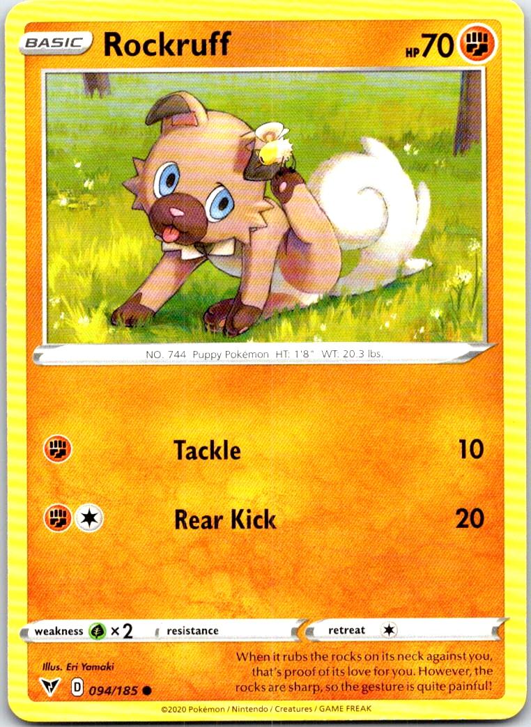 Rockruff - 094/185 - - VIVID VOLTAGE - Pokemon - Common | AB97-43